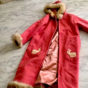 Winter coat.Very long and is hand made.wool,vintage wore it two winters